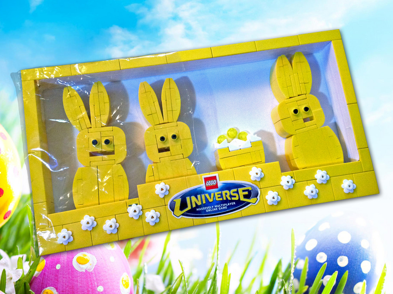 Illustration for article titled An Easter Candy Feast Made Entirely Of LEGO